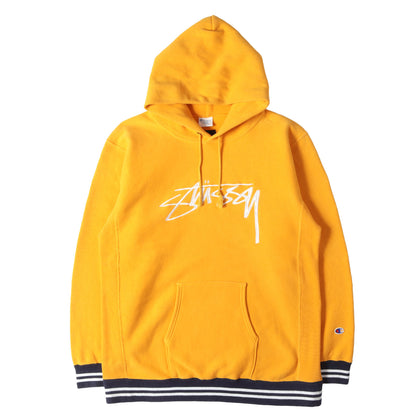 ×Champion ストックロゴ リバースウィーブ スウェットパーカー