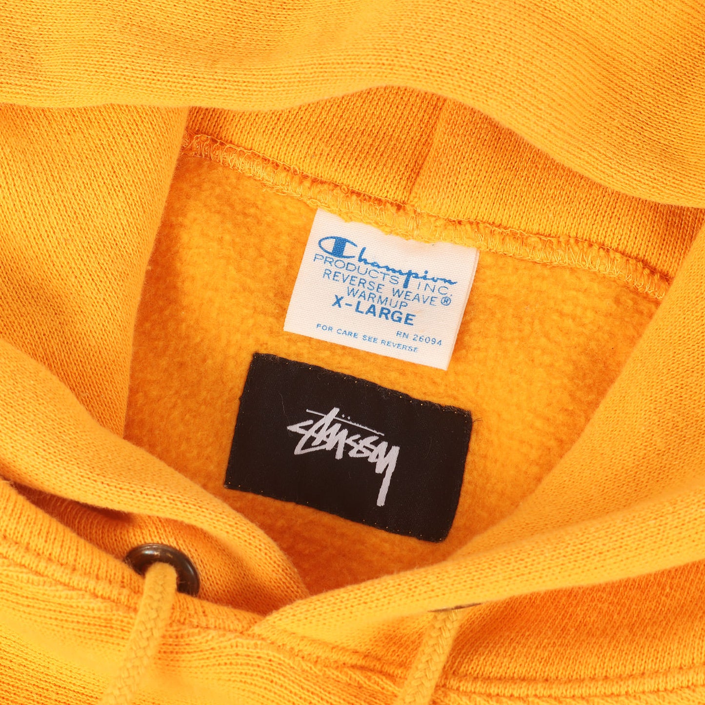 ×Champion ストックロゴ リバースウィーブ スウェットパーカー