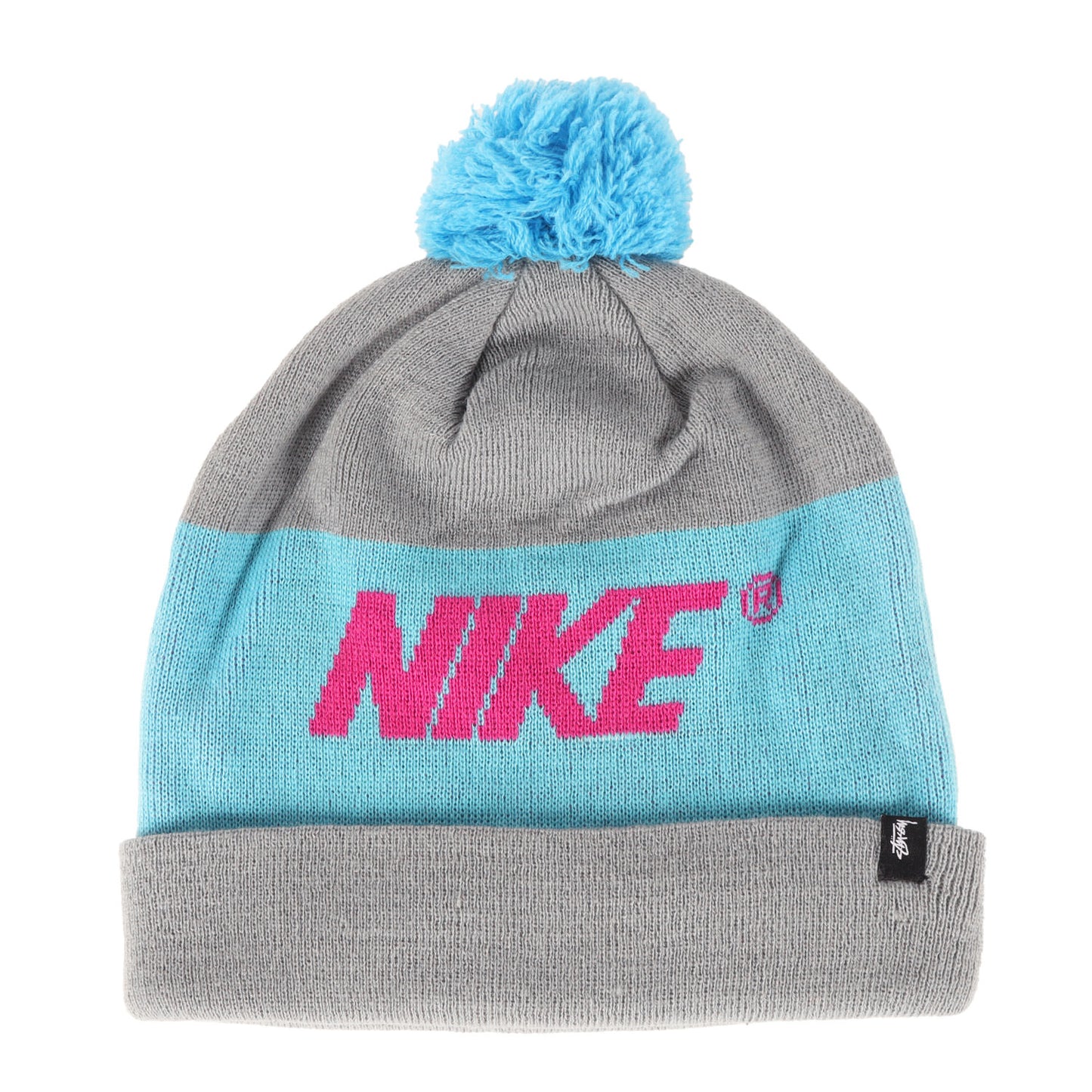 ×NIKE S&S ボンボン付き ニット ビーニー