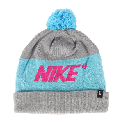 ×NIKE S&S ボンボン付き ニット ビーニー