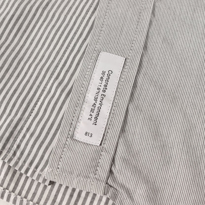 24SS クレイジーストライプ ボタンダウンシャツ(BD 01 / LS / CTPL. BROADCLOTH. TEXTILE. COOLMAX)