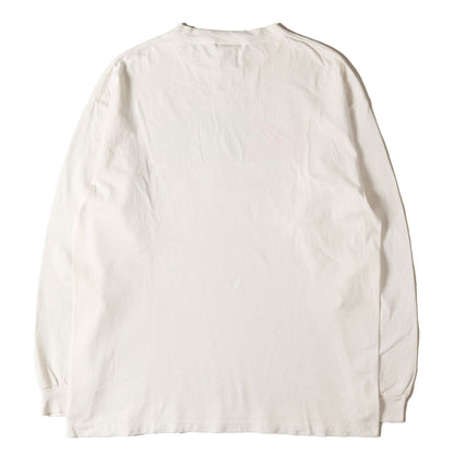 24SS ヴィンテージ加工 ロングスリーブ Tシャツ(LS TEE / DISTRUCTION)