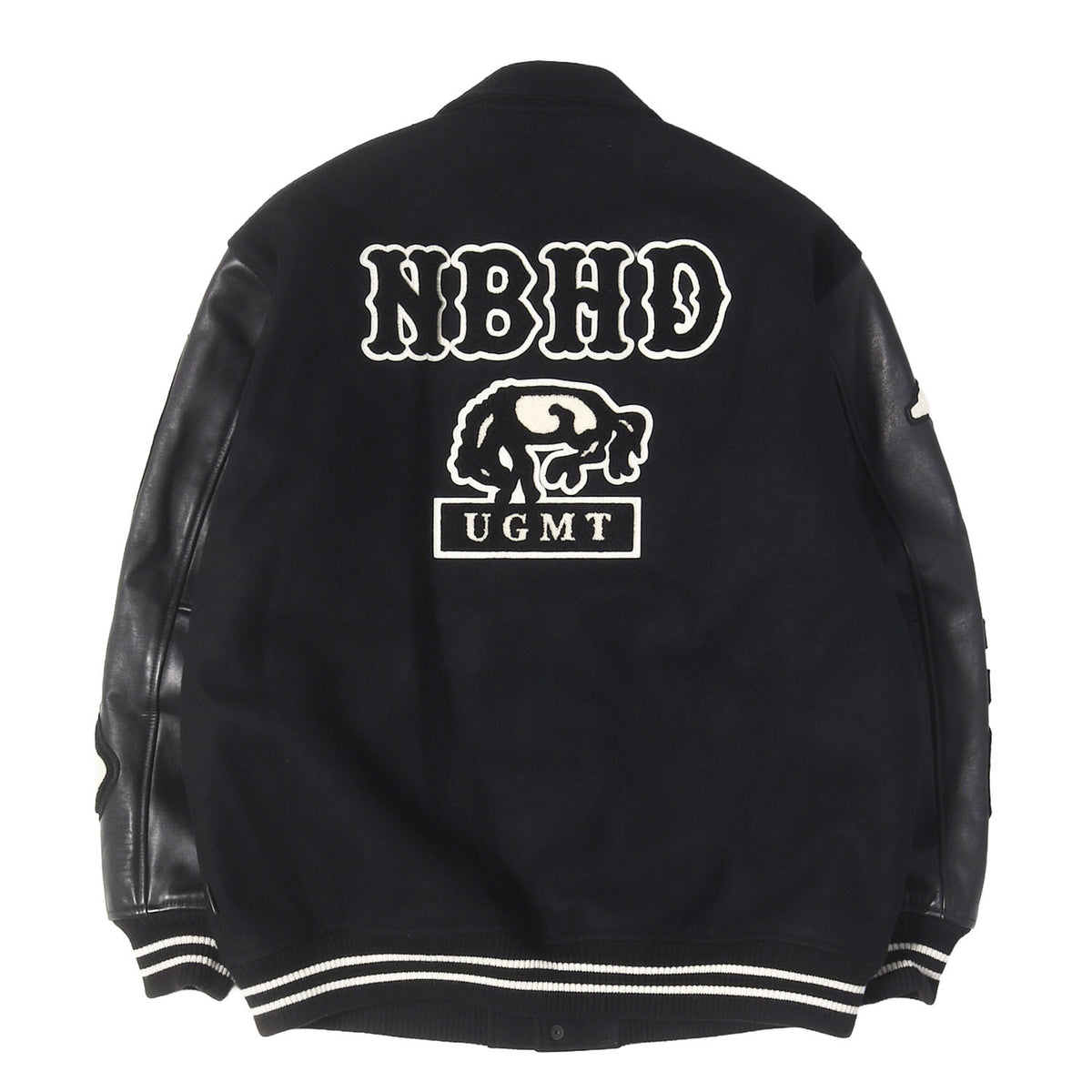 25AW 初売り限定 ワッペン付き 袖レザー メルトン スタジャン(STADIUM JACKET )