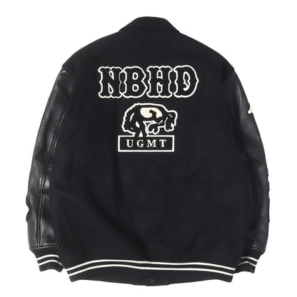 25AW 初売り限定 ワッペン付き 袖レザー メルトン スタジャン(STADIUM JACKET )
