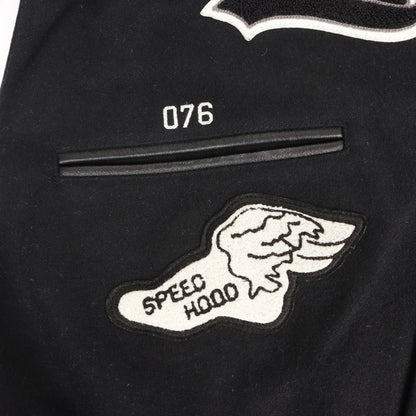 25AW 初売り限定 ワッペン付き 袖レザー メルトン スタジャン(STADIUM JACKET )
