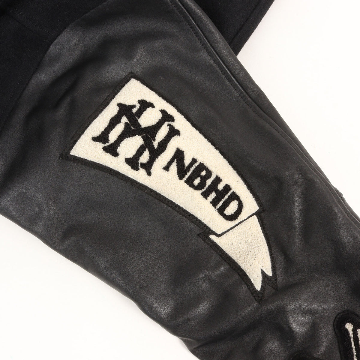 25AW 初売り限定 ワッペン付き 袖レザー メルトン スタジャン(STADIUM JACKET )