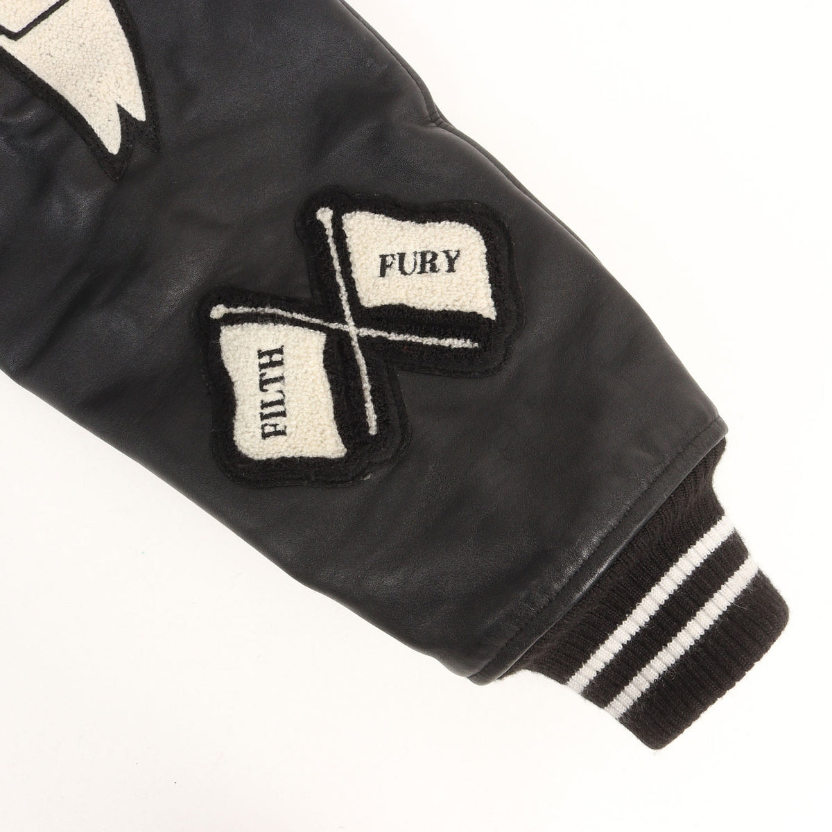 25AW 初売り限定 ワッペン付き 袖レザー メルトン スタジャン(STADIUM JACKET )