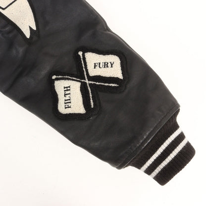 25AW 初売り限定 ワッペン付き 袖レザー メルトン スタジャン(STADIUM JACKET )