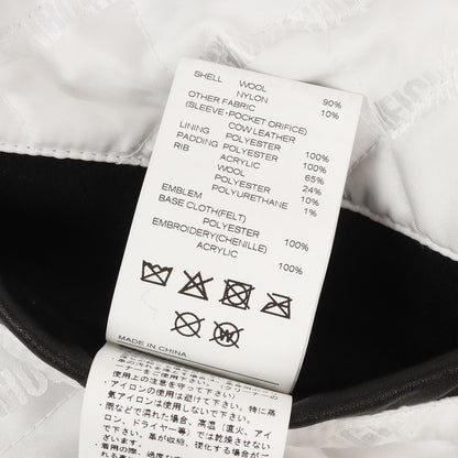25AW 初売り限定 ワッペン付き 袖レザー メルトン スタジャン(STADIUM JACKET )