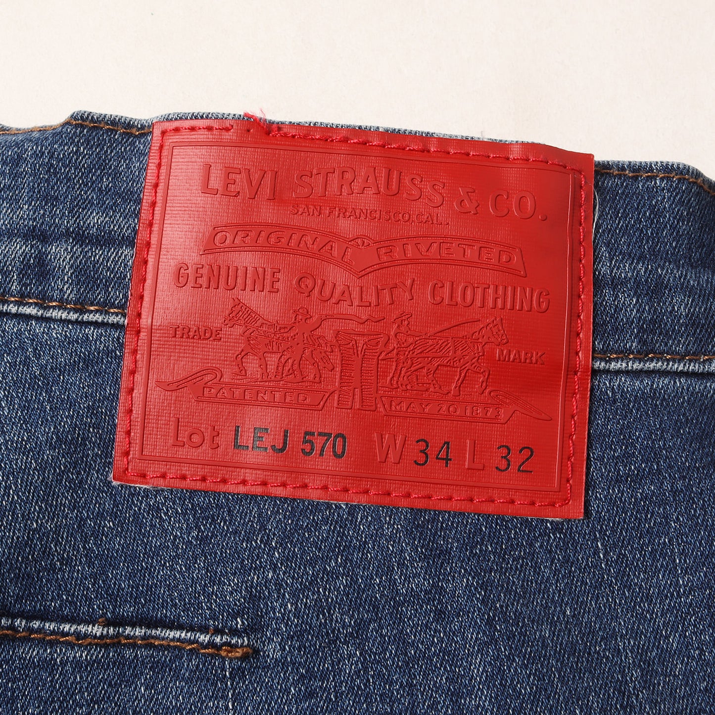 立体裁断 サルエル ストレッチ デニムパンツ / ENGINEERED JEANS 72777-0009