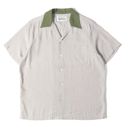 2トーン オープンカラー 半袖シャツ(50'S SHIRT)