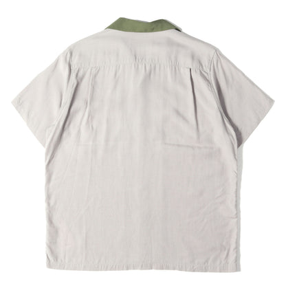 2トーン オープンカラー 半袖シャツ(50'S SHIRT)