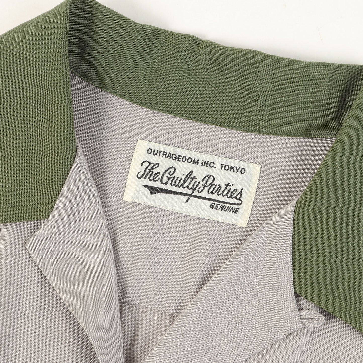 2トーン オープンカラー 半袖シャツ(50'S SHIRT)
