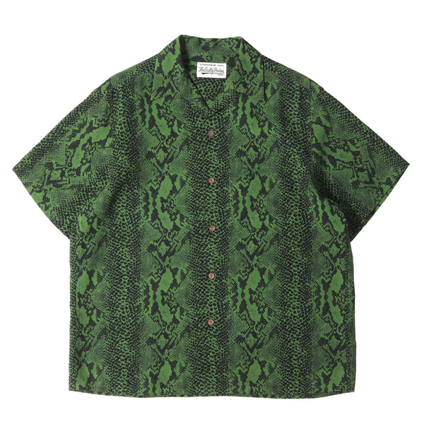 WACKO MARIA (ワコマリア) 21SS パイソン柄 オープンカラー 半袖シャツ