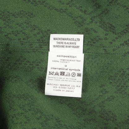 21SS パイソン柄 オープンカラー 半袖シャツ(PYTHON OPEN COLLAR SHIRT S/S)
