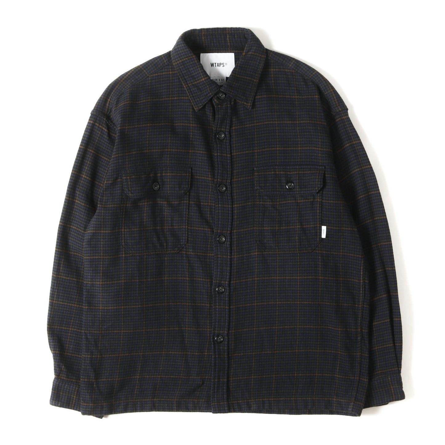 24AW グレンチェック フランネルシャツ(DECK / LS / COTTON. TWILL. TEXTILE)