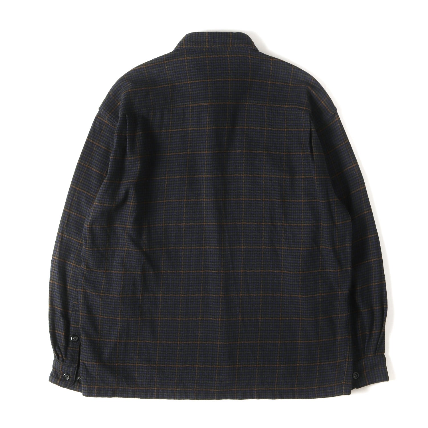 WTAPS フランネル チェックシャツ 242WVDT-SHM03 WTAPS (ダブルタップス) 24AW グレンチェック フランネルシャツ(DECK