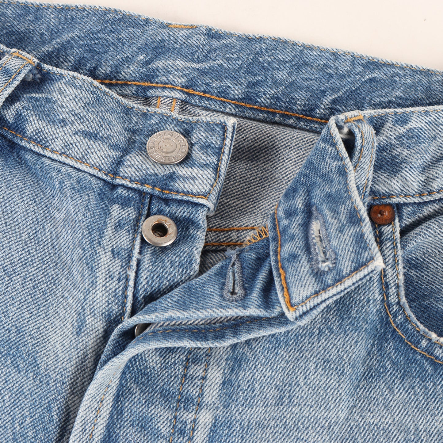 ×MINEDENIM ヴィンテージ加工 テーパード デニムパンツ(TAPERED DENIM)