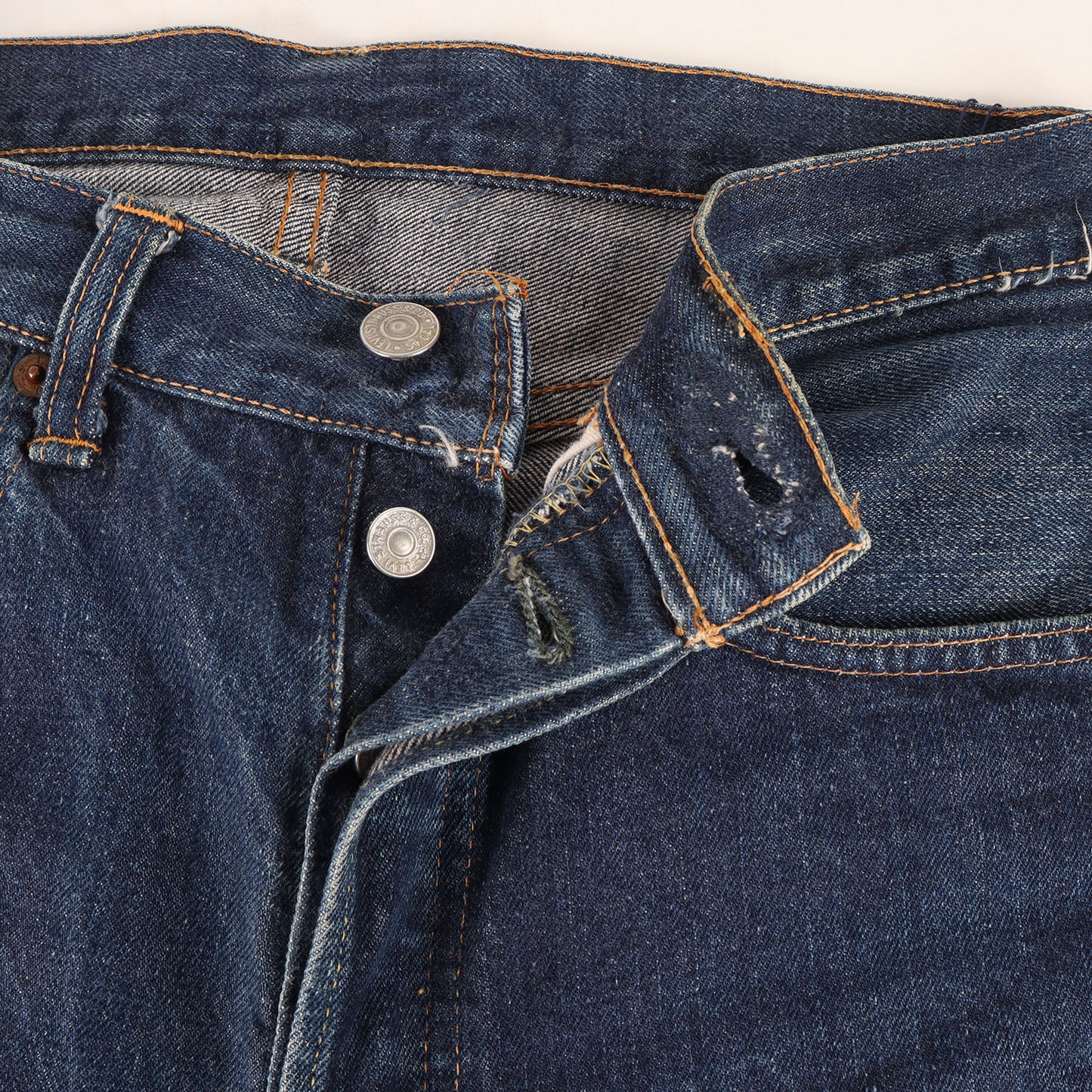 [濃紺 スペシャル] 60s 501 Big E デニムパンツ / USA製 ボタン裏刻印なし