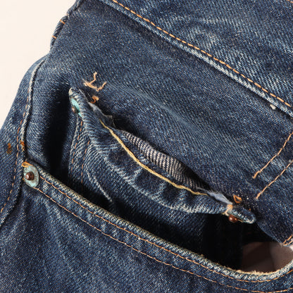 [濃紺 スペシャル] 60s 501 Big E デニムパンツ / USA製 ボタン裏刻印なし