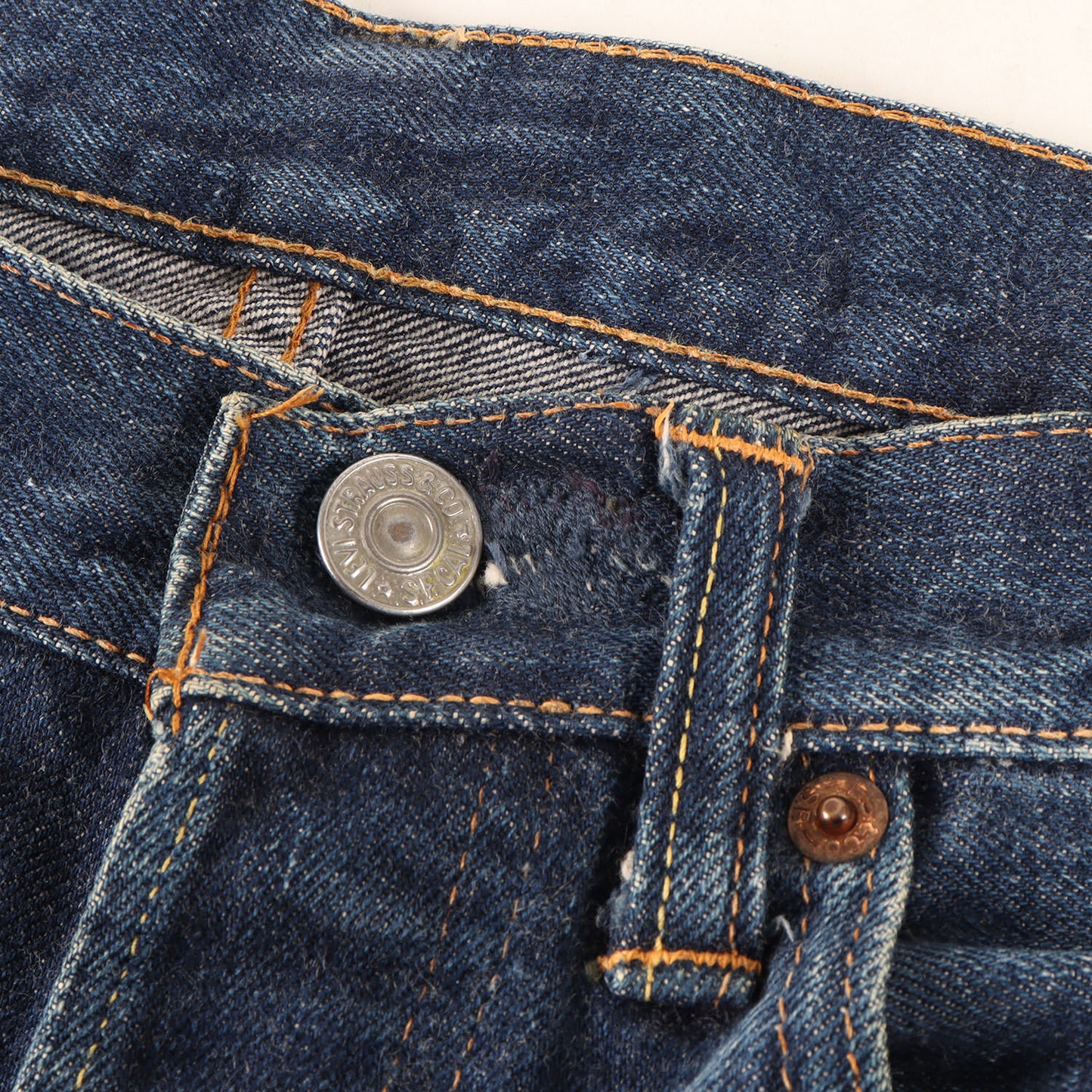 [濃紺 スペシャル] 60s 501 Big E デニムパンツ / USA製 ボタン裏刻印なし
