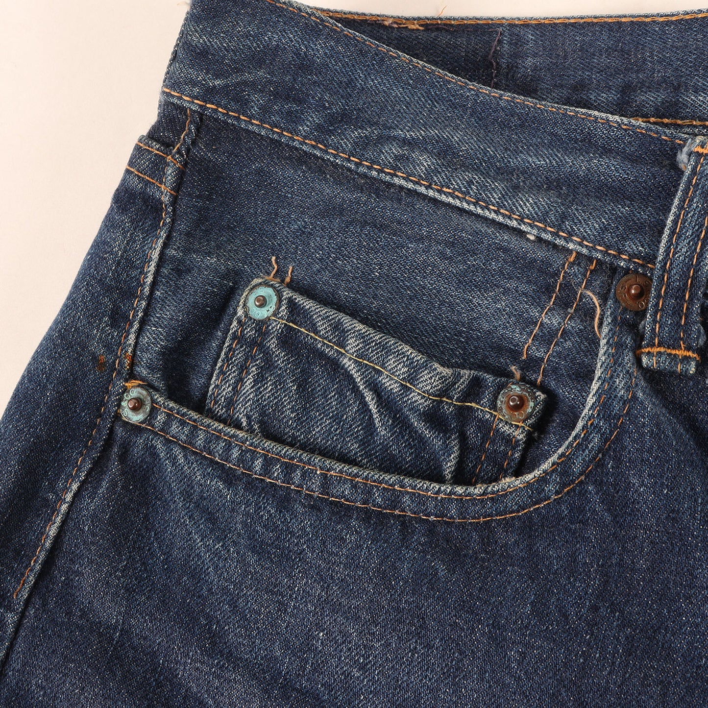 [濃紺 スペシャル] 60s 501 Big E デニムパンツ / USA製 ボタン裏刻印なし