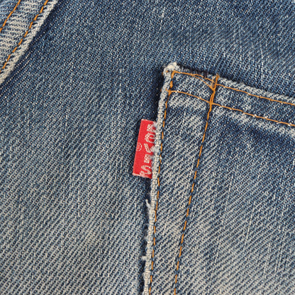 70s 505-0217 66前期 デニムパンツ / USA製 ボタン裏刻印5