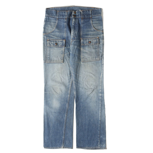 [人気 希少モデル] 70s ブッシュ ストレート デニムパンツ