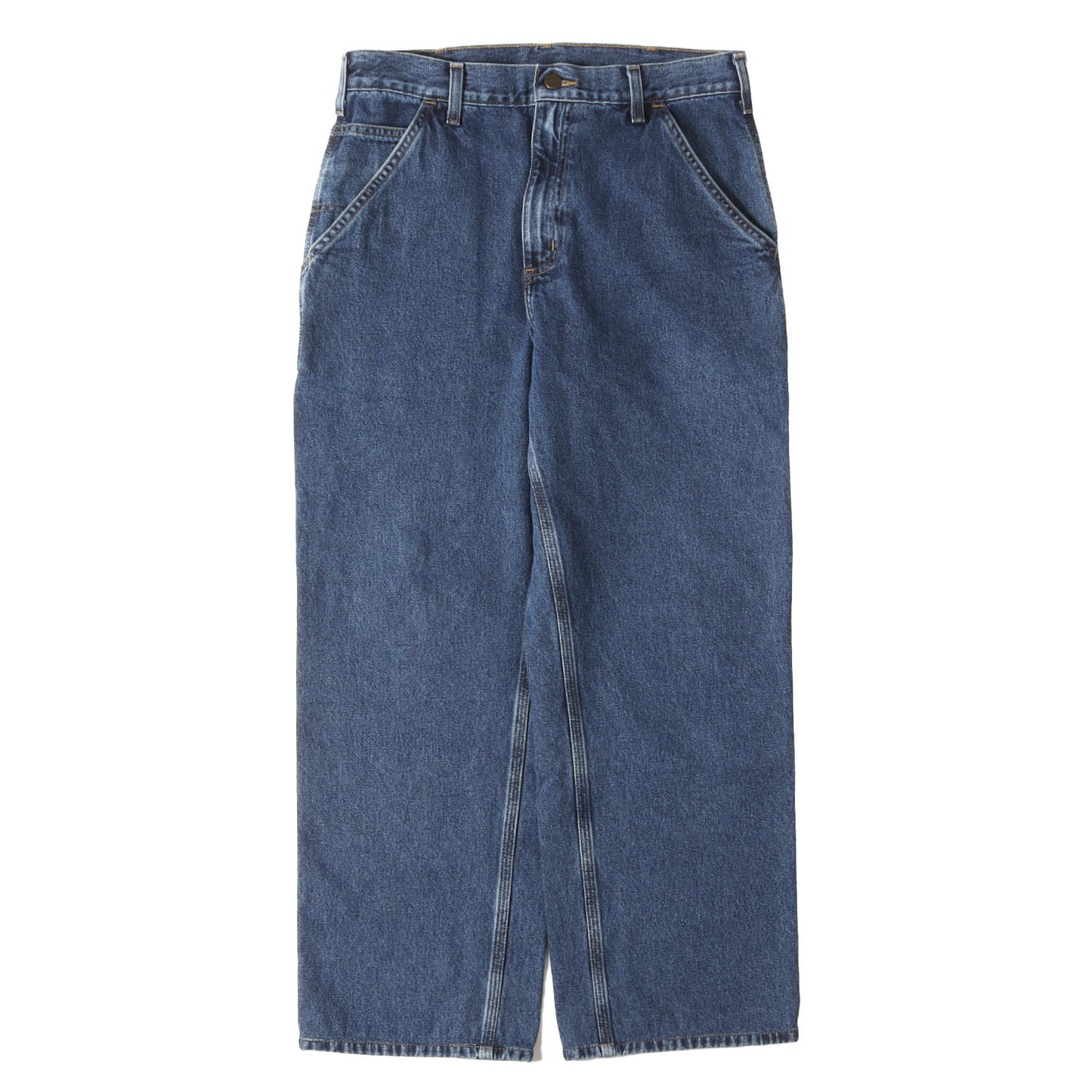 00s ユーズド加工 ペインター デニムパンツ (DUNGAREE FIT)