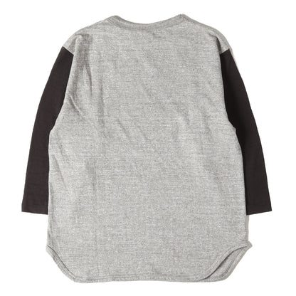 7分袖 無地 ベースボール Tシャツ