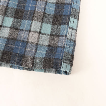 [ビーチボーイズ限定復刻] チェック ウール オープンカラー ボードシャツ (BOARD SHIRT)