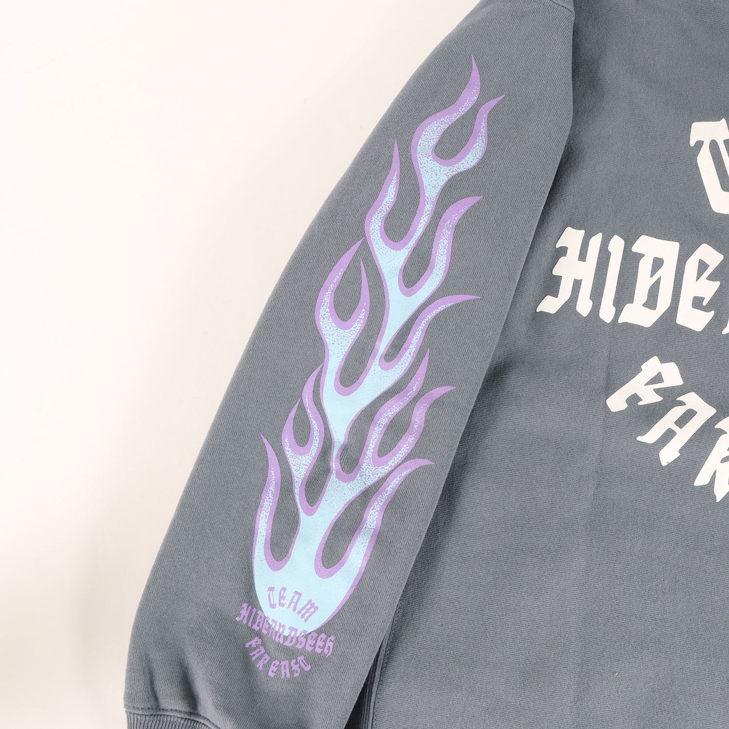 22AW フレイムプリント スウェットパーカー(FLAME HOODED SWEAT SHIRT)