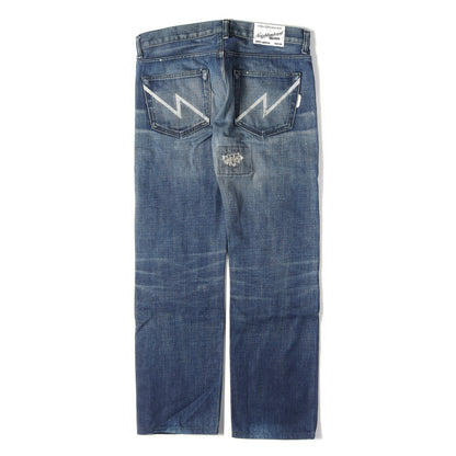 00s ダメージリペア加工 サベージ ナロー デニムパンツ(SAVAGE NARROW)