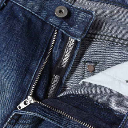 00s ダメージリペア加工 サベージ ナロー デニムパンツ(SAVAGE NARROW)