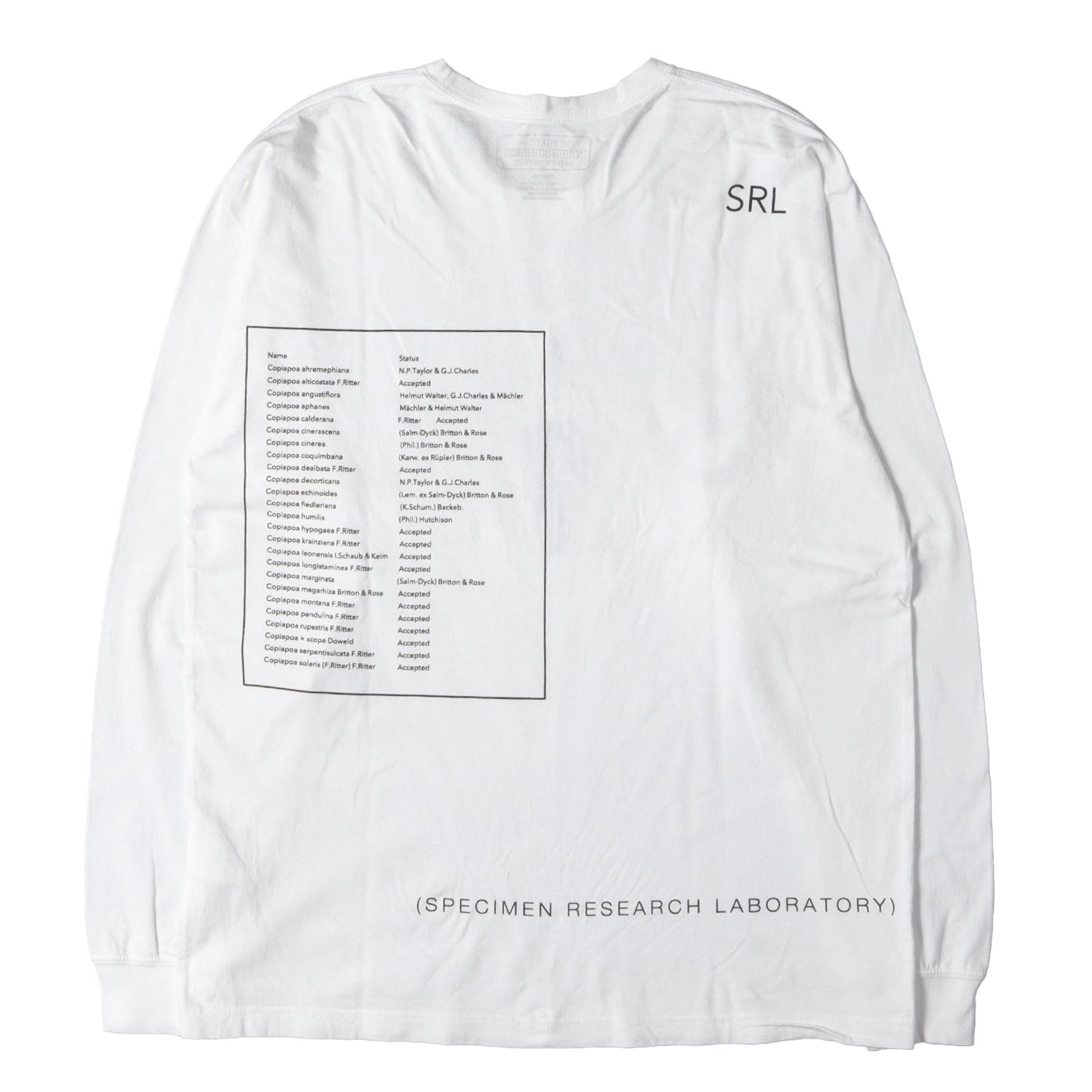 23AW SRL グラフィック ロングスリーブ Tシャツ(SRL . TEE LS-2)