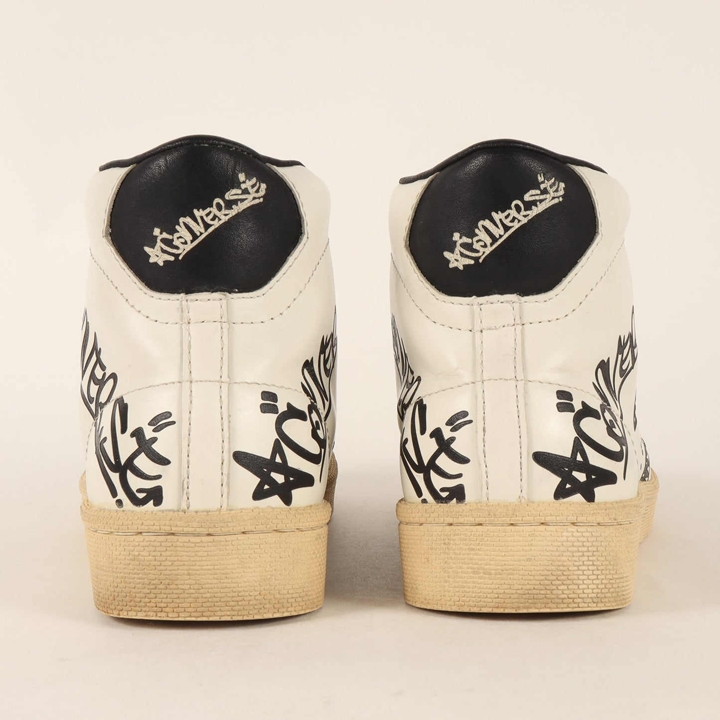 00s PRO-LEATHER 76 LASER-GRAFFITI HI 落書き グラフィティ