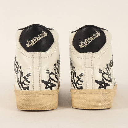 00s PRO-LEATHER 76 LASER-GRAFFITI HI 落書き グラフィティ