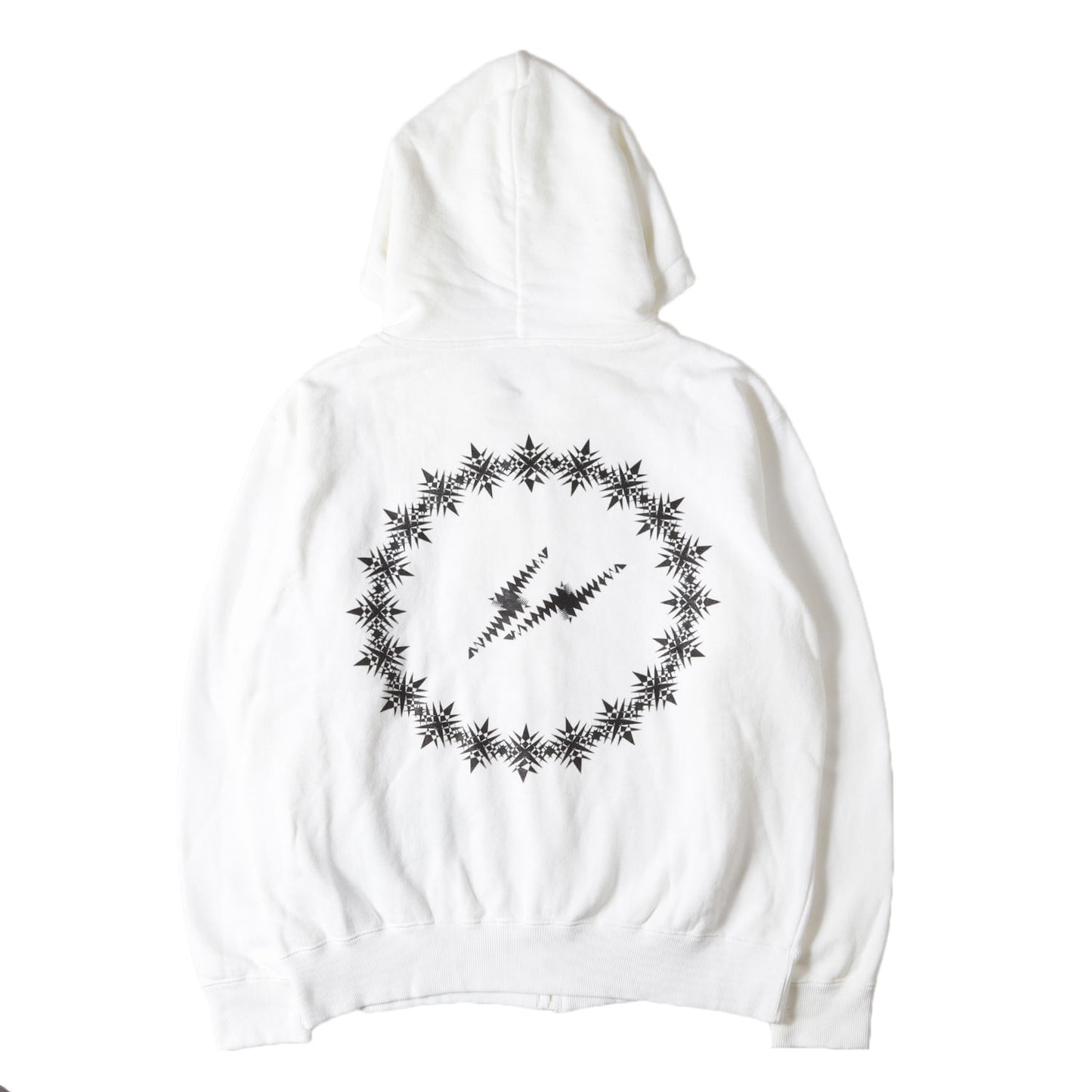 ×fragment design グラフィック ジップ スウェットパーカー