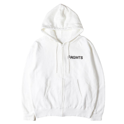 ×fragment design グラフィック ジップ スウェットパーカー
