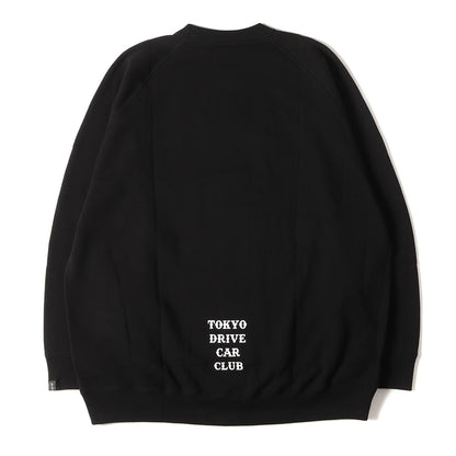 23AW ×LOOPWHEELER パッチ付き クルーネック スウェット