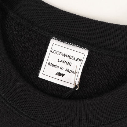 23AW ×LOOPWHEELER パッチ付き クルーネック スウェット