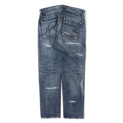 21AW ×fragment design ダメージリペア加工 デニムパンツ(DAMAGE DENIM PANTS)