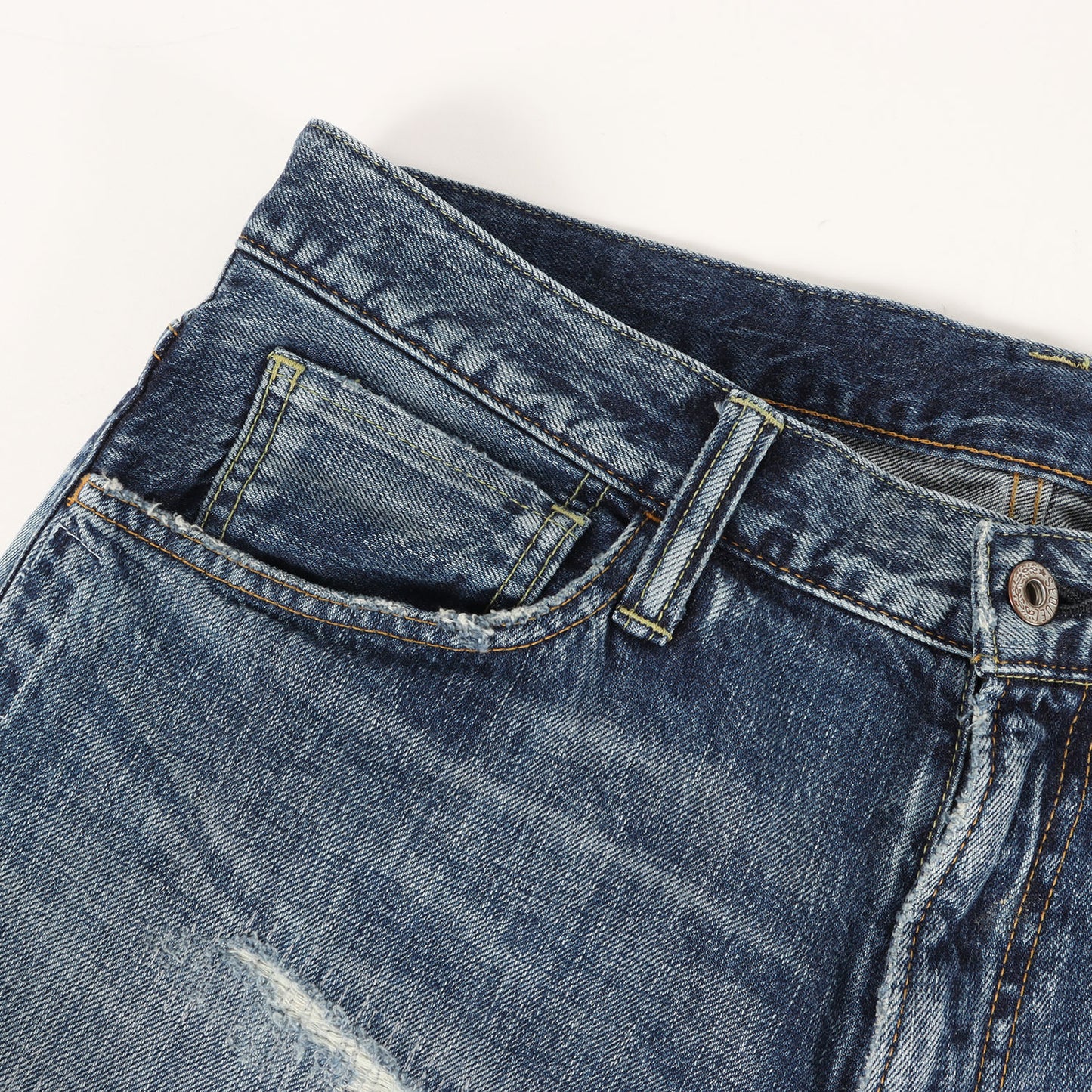 21AW ×fragment design ダメージリペア加工 デニムパンツ(DAMAGE DENIM PANTS)