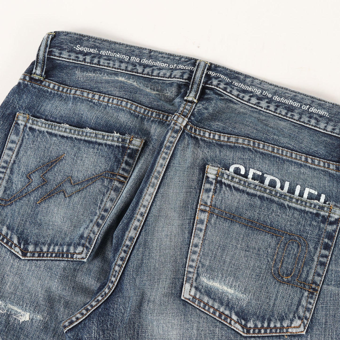 21AW ×fragment design ダメージリペア加工 デニムパンツ(DAMAGE DENIM PANTS)