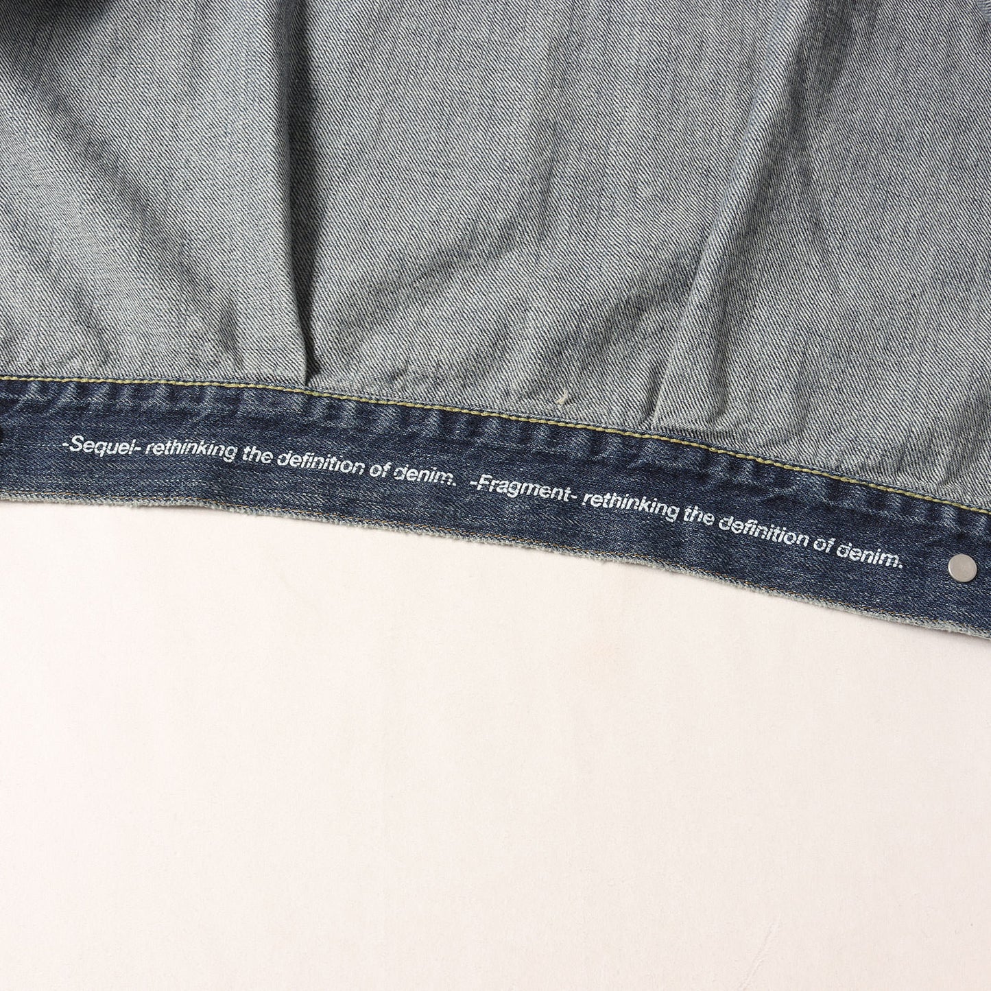 21SS ×fragment design 2ndタイプ ヴィンテージ加工 デニムジャケット(DENIM JACKET)