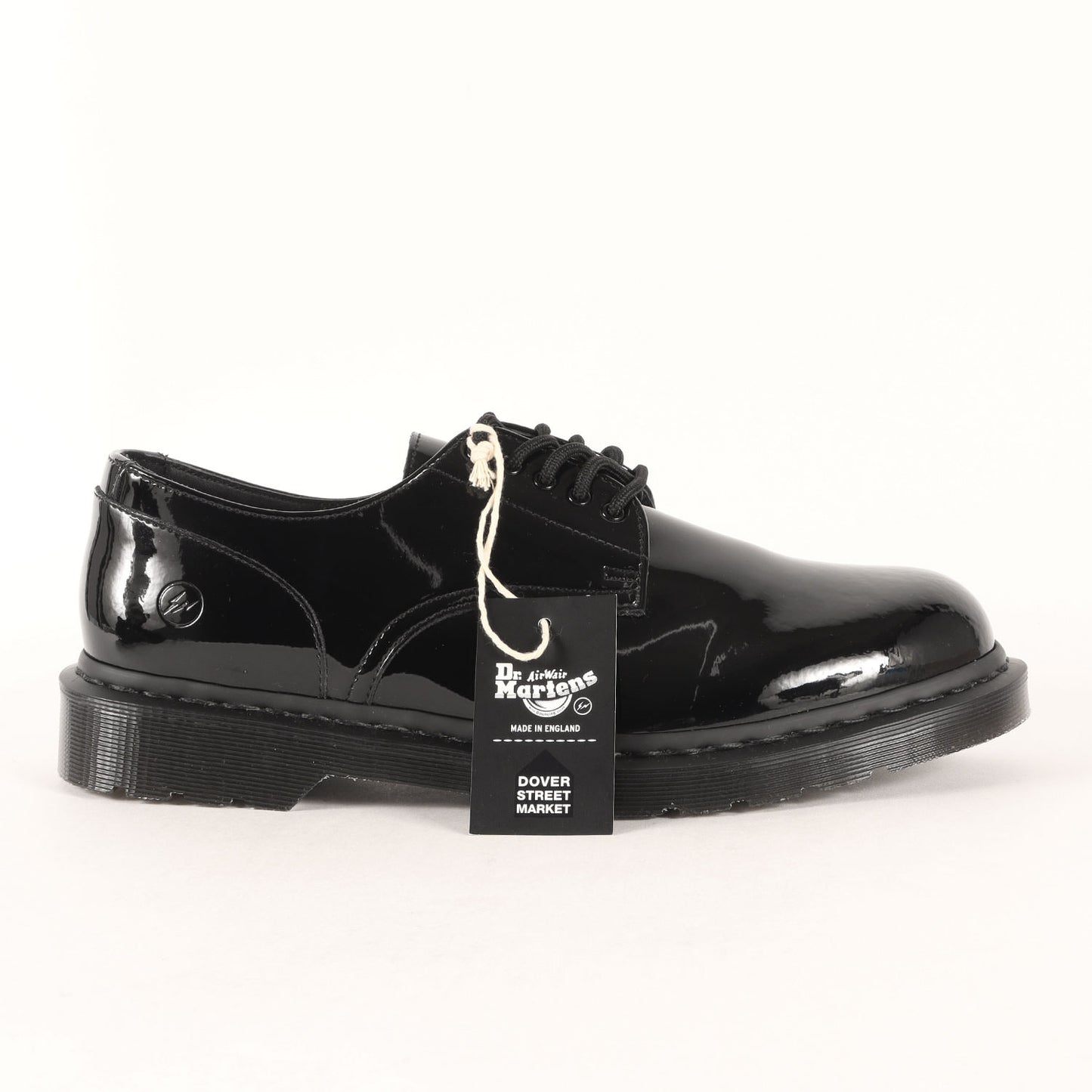 日本未発売 ×fragment design ×DSM LONDON パテントレザー 3ホール シューズ(Hollingborn DSM)