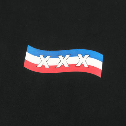 ×THE CONVENI トリコロールBOXロゴ Tシャツ