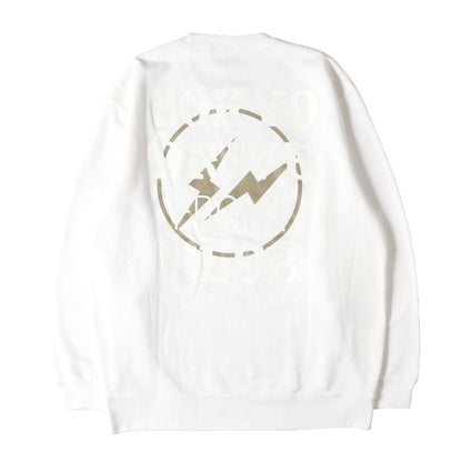 24AW ×fragment design コラボロゴ クルーネック スウェット