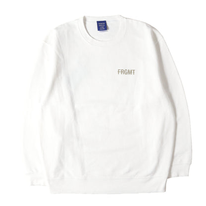 24AW ×fragment design コラボロゴ クルーネック スウェット