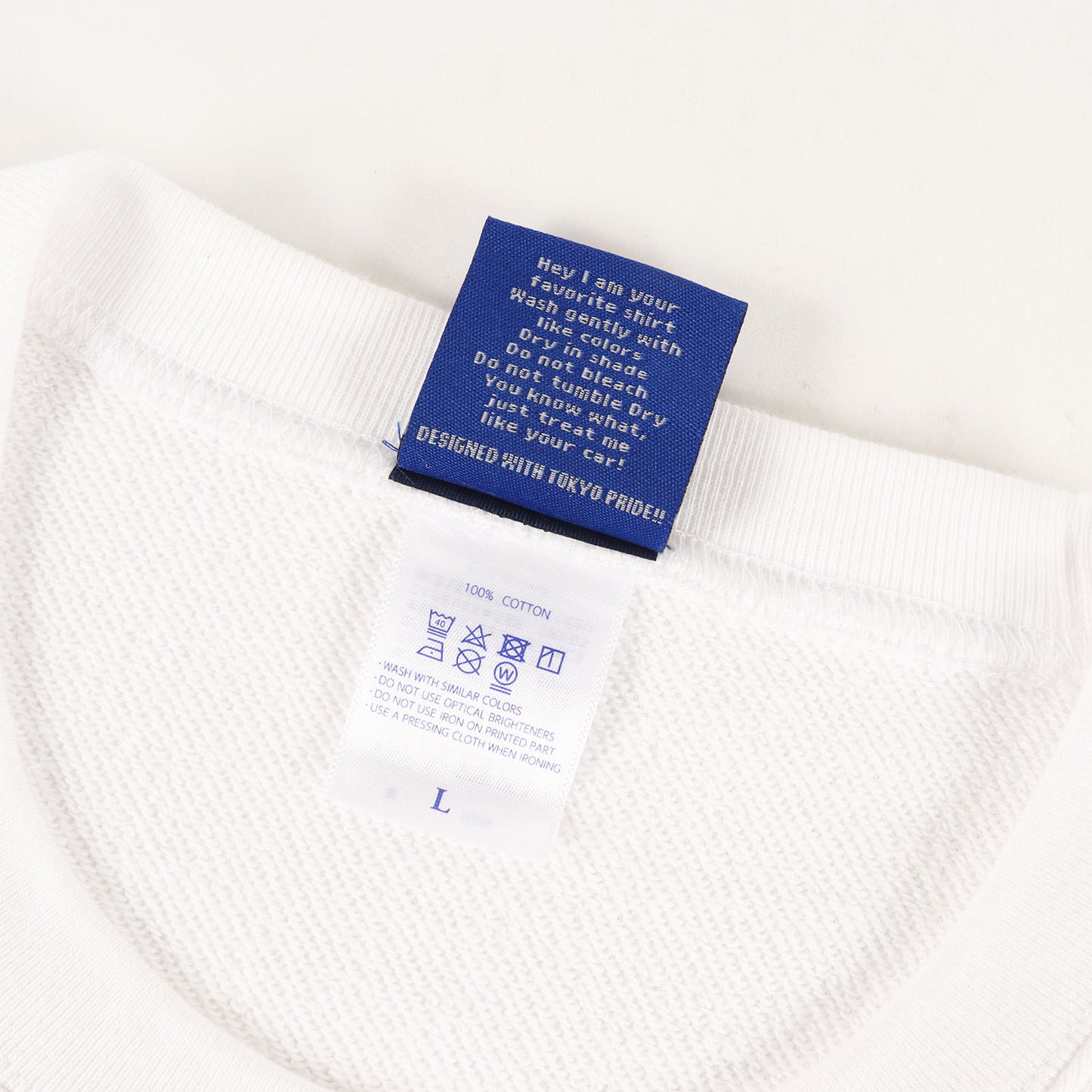 24AW ×fragment design コラボロゴ クルーネック スウェット